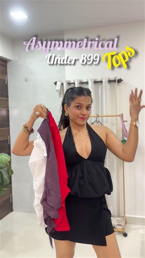 Myntra Asymmetrical Tops Under ₹899 | Classy & Trendy Tops for Office & Casual Looks | Myntra Finds