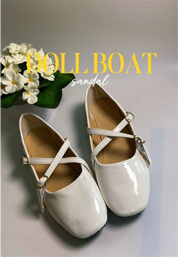 DOLL BOAT SANDALS #fyp #sandal #footwear #sandals #viral