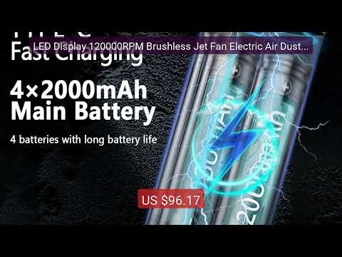 LED Display 120000RPM Brushless Jet Fan Electric Air Duster Mi... — Hot Deal 2026 | Limited Offer!