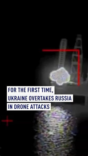 For the first time, Ukraine overtakes Russia in drone attacks