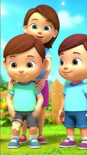 Boo Boo Song for Kids 💕 | Learning & Fun Cartoon #Shorts