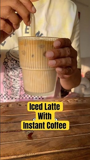 A simple iced latte that’ll reset your day… and life ♥️