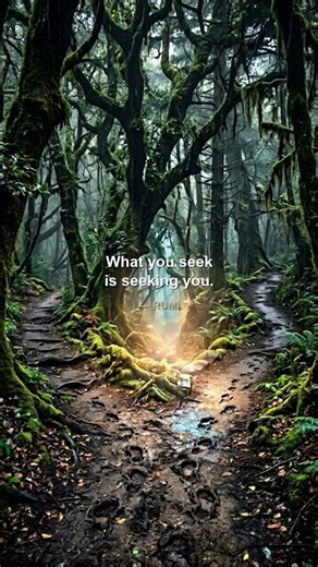What you seek is seeking you. | RUMI