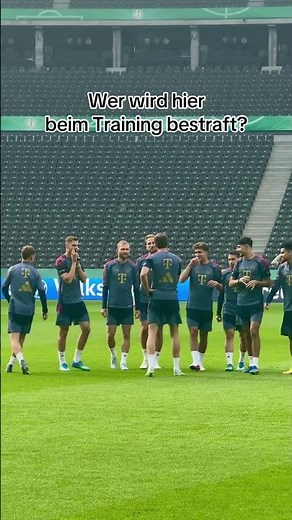 Tat weh das Abschlusstraining… #dfbpokal #fcbayern
