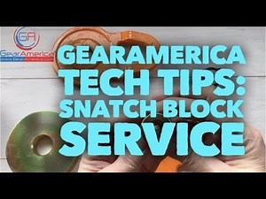 How to Service your GearAmerica Snatch Block! Easy DIY Tips for Disassembly and Maintenance