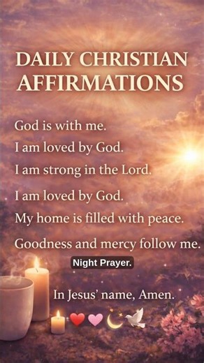 Daily Christian Affirmations (Speak This Over Your Day)