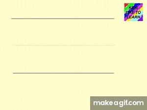 How to write numbers. How to write the number 1. How to write the number one. on Make a GIF