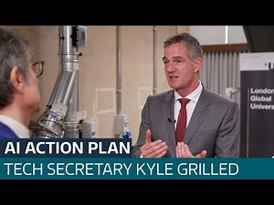 AI action plan: Watch Technology Secretary Peter Kyle's interview in full | ITV News