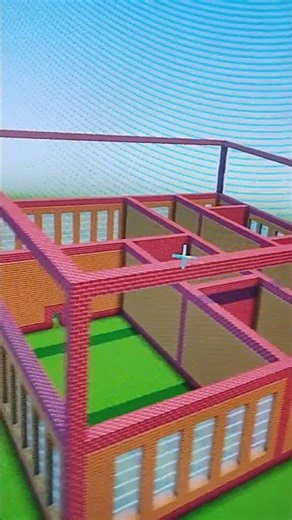 this is the update of the oak and brick house on Minecraft