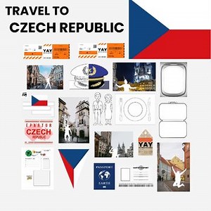 Travel to CZECH REPUBLIC! – Printable Pretend Travel Activity for Kids