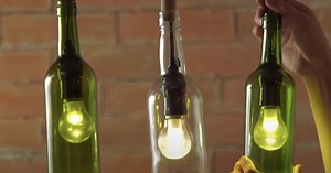 Stunning DIY Wine Bottle Pendant Lights For Home