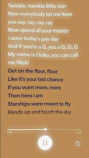 starships [were meant to fly, hands up & touch the sky] - nicki minaj (sped up)┊serein.