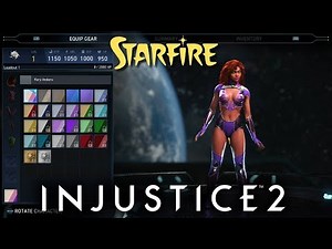 Injustice 2 All 26 Starfire Shaders (Black Fire, Teen Titans, etc)