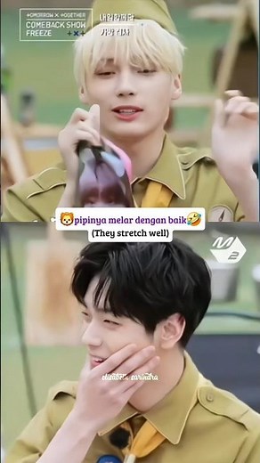 😅 His Cheeks are very puffy #txt #soobin #shorts #viral