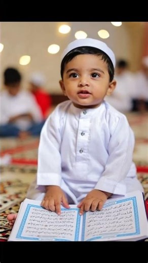 🫶baby spiking Quran #cute #cartoon #shortsfeed #cutebaby