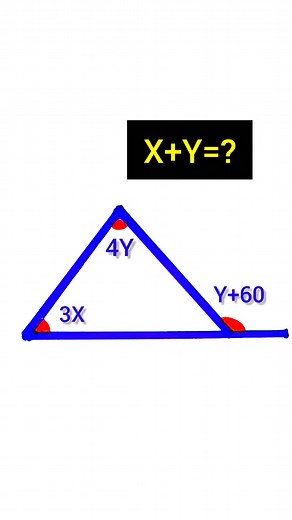 X Y=? #foryouシpage #viralgeometry #solvinggeometry #BasicGeometry #GeometryChallenge #GeometryLovers #solvingchallenges #viralreelschallenge | Azim's Learning Doors
