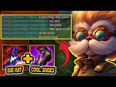 When the 10 MILLION MASTERY Heimerdinger has voices in his head....