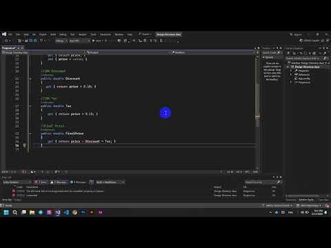Design Directory Class and Class Discount