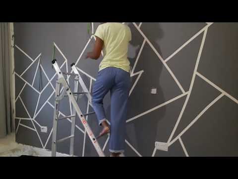DIY Geometric Wall Paint