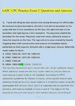 aapc cpc practice exam c questions verified answers 2025 2026 video