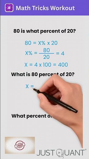Math Tricks - Percentage Tricks - Simplification Tricks - Quick Math - #mathstricks #percentages