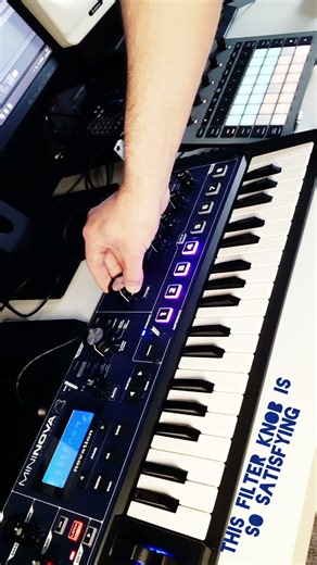 Dark Ambient with the MiniNova and Circuit Rhythm
