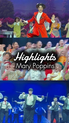 The Mary Poppins preview show opens tomorrow! Take a look at some of the highlights that make this show practically perfect in every way! ☂️🪁🎶 | National Youth Theater