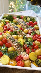 Recipe 7 in my 30-Day Mediterranean Diet Meal Plan: Za'atar Garlic Salmon! | The Mediterranean Dish