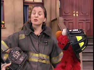Elmo Talks To Firefighter Susan Blake About Fire Safety (2002)