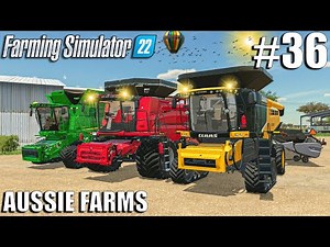 FIRST HARVEST on the NEW FARM (+$860.000 INVESTMENT) | Aussie Farms 22 | Farming Simulator 22