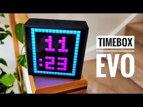 Divoom Timebox-Evo - Amazing Pixel Art Display Bluetooth Speaker & Alarm Clock