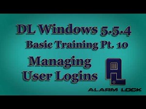 DL-Windows Training Course: 10 - Managing User Logins
