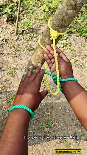 The Ultimate Rope Escape: How to Untie Your Hands in Seconds! 🪢✨ #logicpuzzle, #mindblown, #tutorial