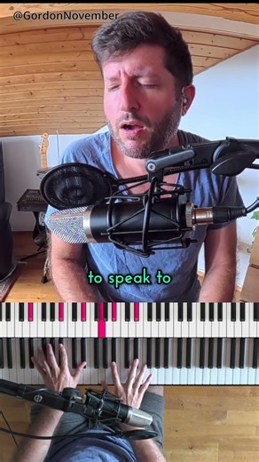 I #sing Separate Lives at the #piano #cozy KEYS 2025-07-04\n\nFollow @gordonnovember to see more of it