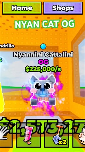 I Got THE NYAN CAT OG | Break A Lucky block #roblox