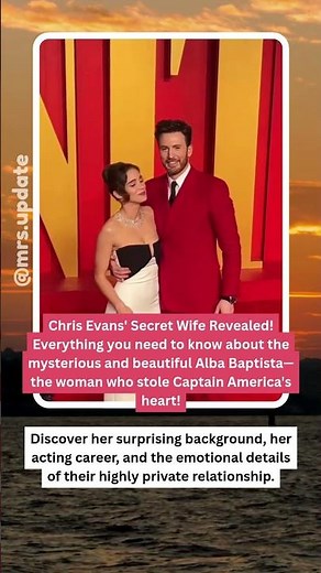 Who is Alba Baptista? Chris Evans' Secret Wife EXPLAINED! ❤️ #AlbaBaptista #ChrisEvans