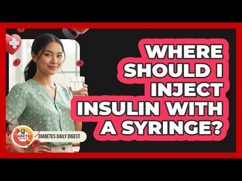 Where Should I Inject Insulin With A Syringe?