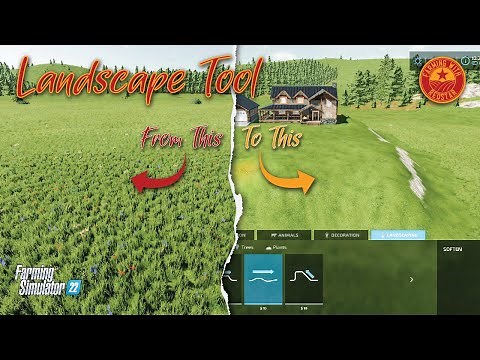 How To Use Landscape Tool FS22 | Raise & Level Ground