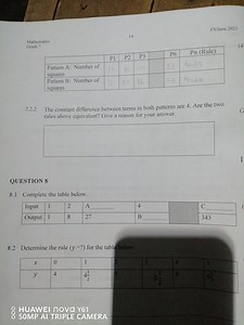 Question 7.2.2The constant difference between terms in both pa... | Filo