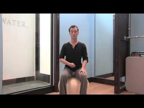 How to Sit on a Yoga Ball