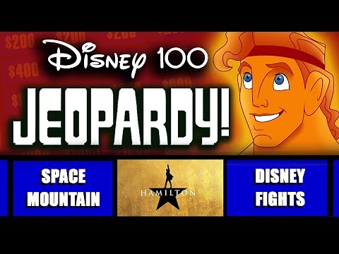 Disney Jeopardy • 26 Clue Trivia Game • Test Yourself!