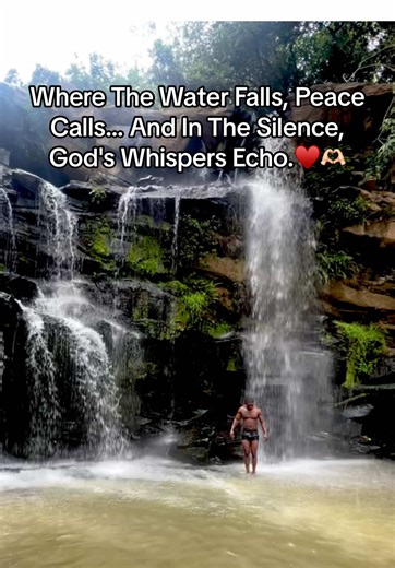 Where The Water Falls, Peace Calls... And In The Silence, God's Whispers Echo♥️🫶🏻🙏🏽.#thegreatnhlanhla #greatnhlanhla #godfirst #justforfun #foryou