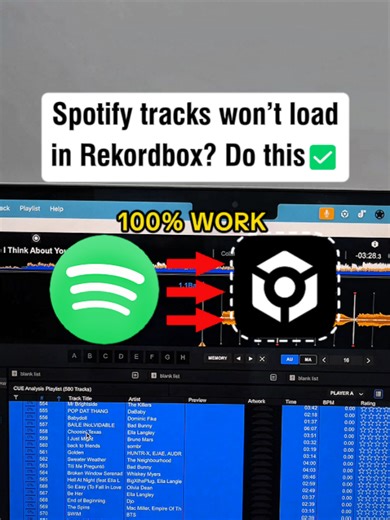 Spotify tracks won’t load in Rekordbox? Do this ✅ If your playlists from Spotify aren’t showing up in Rekordbox DJ, you’re not alone — there’s an ongoing issue affecting DJs right now. This is exactly why relying only on streaming can be risky for your sets. In this video, you’ll learn a simple workflow using TuneFab to convert Spotify tracks into WAV / AIFF / FLAC, then import them into Rekordbox for reliable mixing. 🔥 Why this works: * Save your music locally for true offline access * Convert