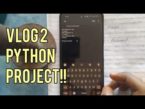 Vlog 2 - Made my First Python Project!! #vlogs #coding