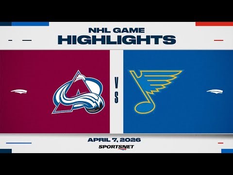NHL Highlights | Avalanche vs. Blues - April 7, 2026