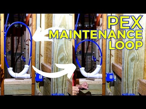 How to Install a Hose Bibb PEX Maintenance Loop [ULTIMATE Flexibility!]