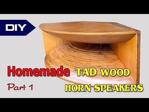 DIY Wood horn speakers. Part 1.
