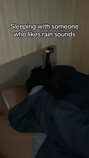 Sleeping with someone who likes rain sounds