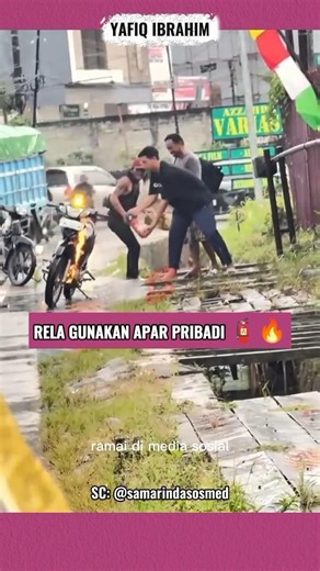 Rela Gunakan APAR Pribadi, Aksinya Tuai Pujian#shorts
