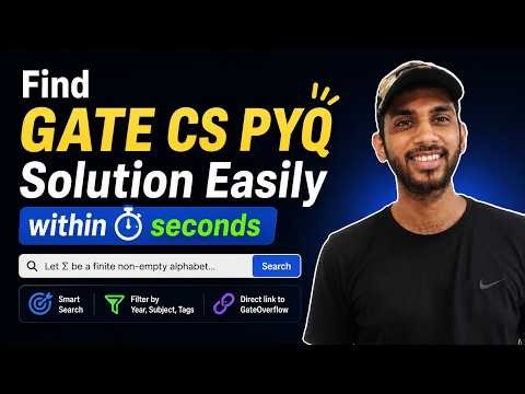 Find GATE CS PYQs Solution Easily | No Time Required | GateOverflow